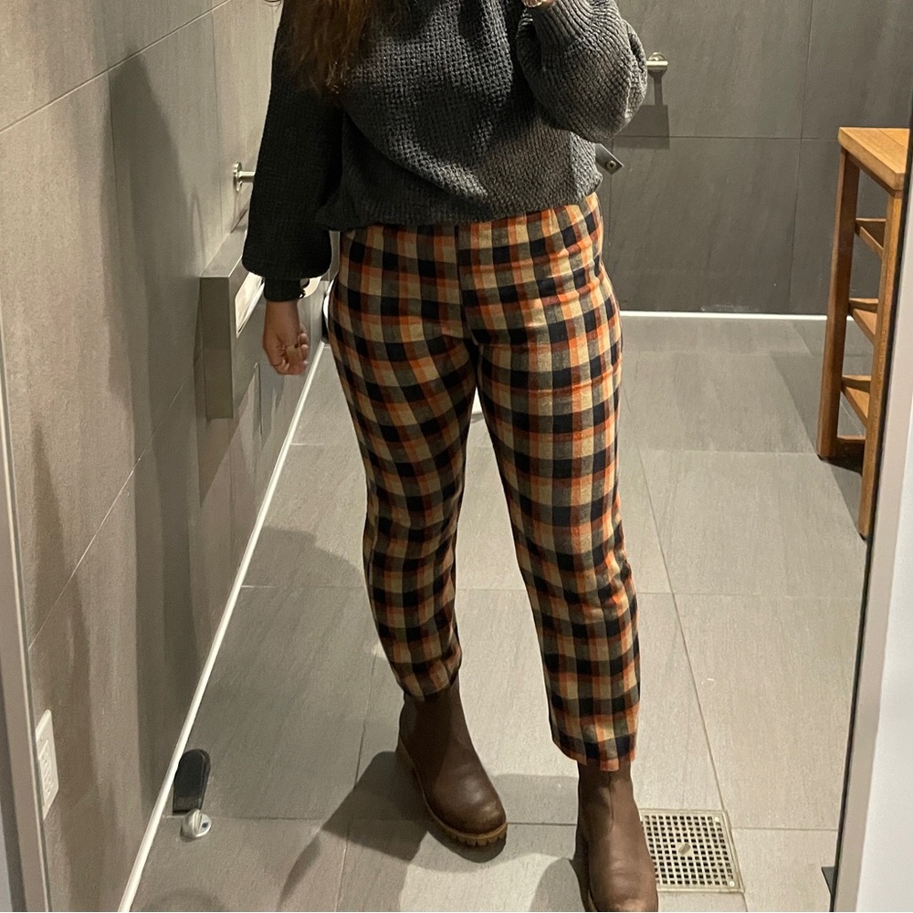 Free People Plaid Pants